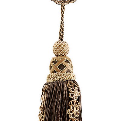 Scalamandre Trim SIECLE SINGLE TASSEL W/ROSETTE UMBER