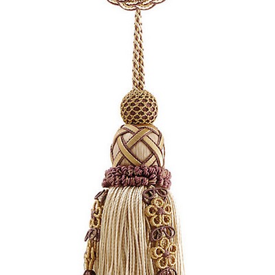 Scalamandre Trim SIECLE SINGLE TASSEL W/ROSETTE AMETHYST