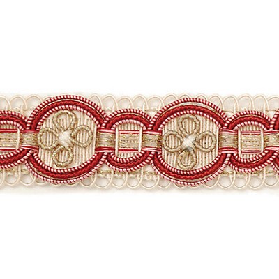 Scalamandre Trim SIECLE CONDILLAC BRAID RASPBERRY