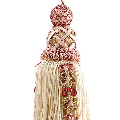 Scalamandre Trim SIECLE KEY TASSEL RASPBERRY