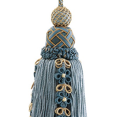 Scalamandre Trim SIECLE KEY TASSEL FRENCH BLUE