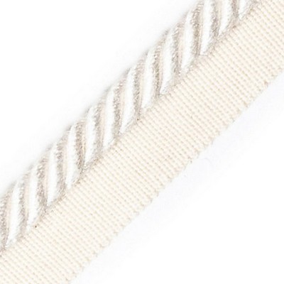 Scalamandre Trim FRANGE TORSE CABLE WITH TAPE B CRAIE