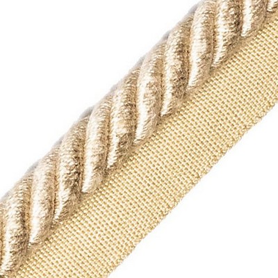 Scalamandre Trim FRANGE TORSE CABLE WITH TAPE A GREGE