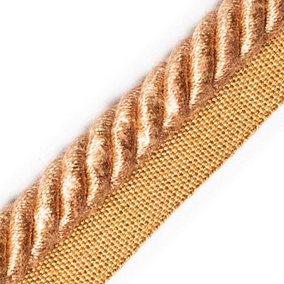 Scalamandre Trim FRANGE TORSE CABLE WITH TAPE A VIEUX ROSE