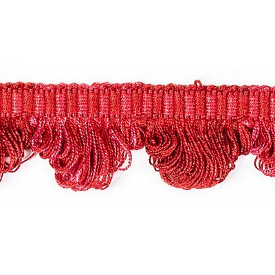 Scalamandre Trim FRANGE TORSE SCALLOPED FRINGE FRAMBOISE