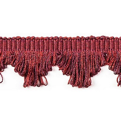Scalamandre Trim FRANGE TORSE SCALLOPED FRINGE BOURGOGNE