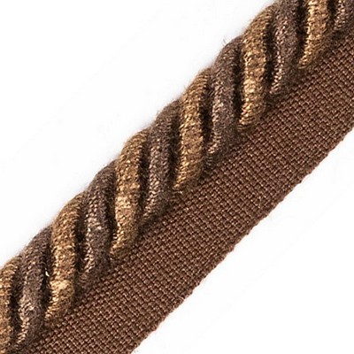 Scalamandre Trim FRANGE TORSE CABLE WITH TAPE A MARRON