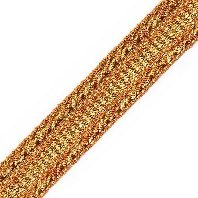 Scalamandre Trim GALON CHAINETTE TAPE A ROUILLE ET OR