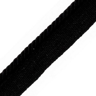 Scalamandre Trim CORD WITH TAPE NOIR