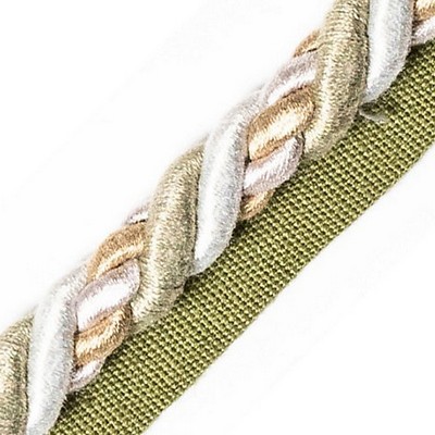 Scalamandre Trim SAFARI CORD WITH TAPE A PEWTER