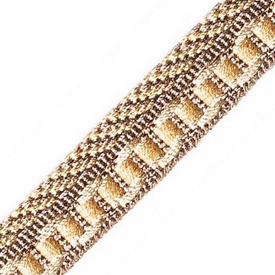 Scalamandre Trim SAFARI PIPING WITH TAPE COFFEE