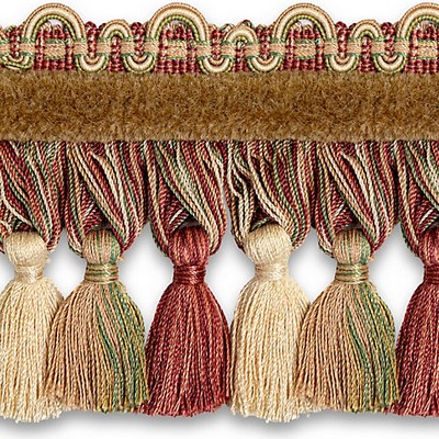Scalamandre Trim SAFARI TASSEL FRINGE CHENILLE TEA ROSE