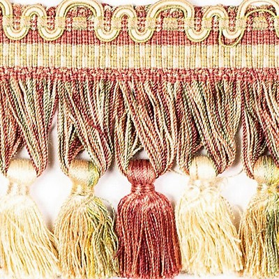 Scalamandre Trim SAFARI TASSEL FRINGE TEA ROSE