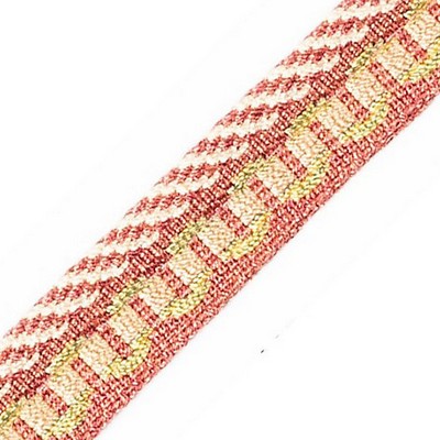 Scalamandre Trim SAFARI PIPING WITH TAPE TEA ROSE