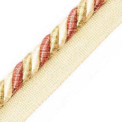 Scalamandre Trim SAFARI CORD WITH TAPE B TEA ROSE