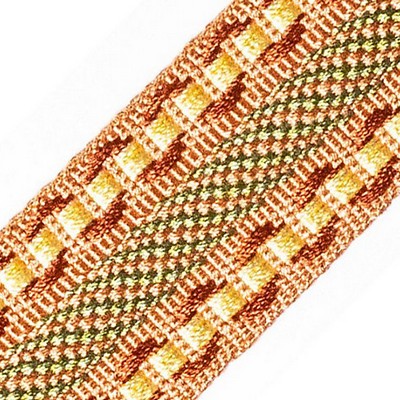 Scalamandre Trim SAFARI GALON SAGE/ROSE