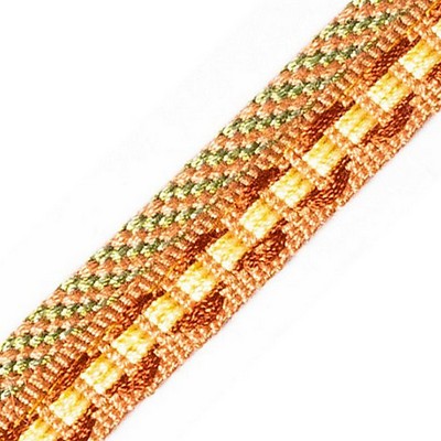 Scalamandre Trim SAFARI PIPING WITH TAPE SAGE/ROSE