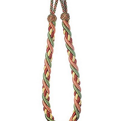 Scalamandre Trim SAFARI ROPE TIEBACK SAGE/ROSE