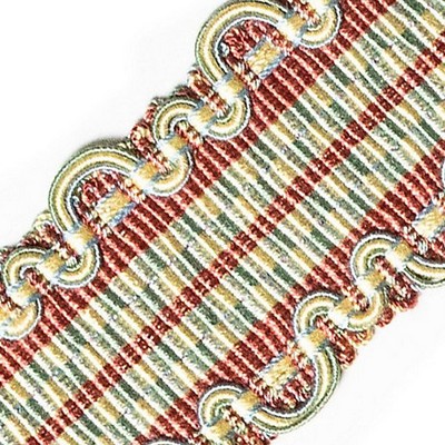 Scalamandre Trim SAFARI BRAID ROSE/BLUE
