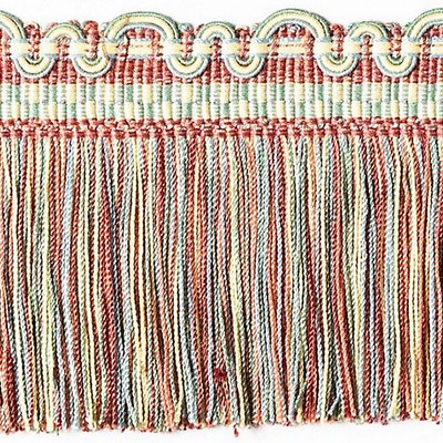 Scalamandre Trim SAFARI CUT FRINGE ROSE/BLUE