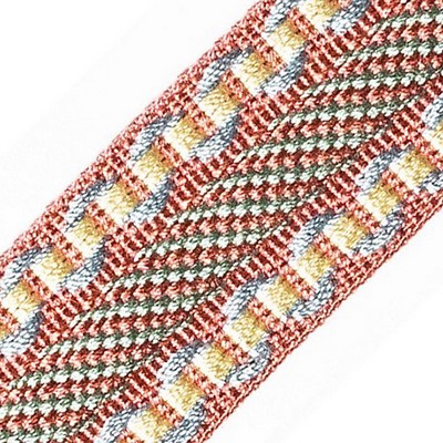 Scalamandre Trim SAFARI GALON ROSE/BLUE