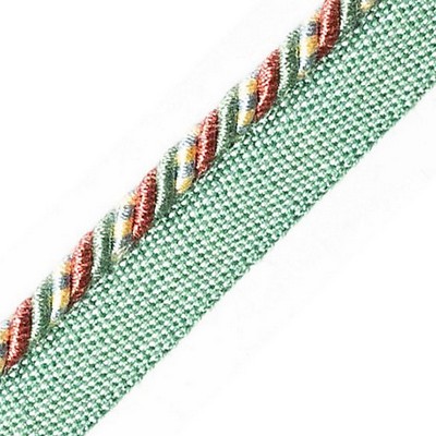 Scalamandre Trim SAFARI CORD WITH TAPE C ROSE/BLUE