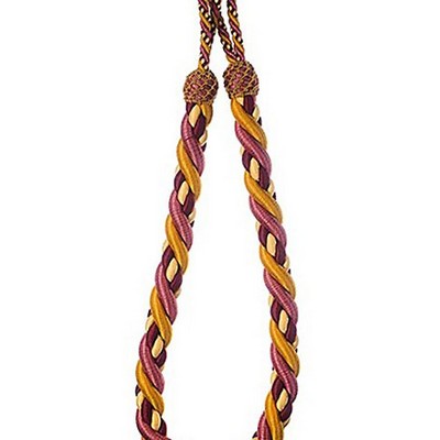 Scalamandre Trim SAFARI ROPE TIEBACK CLARET/ROSE