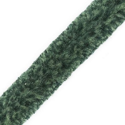 Scalamandre Trim SAFARI TWEEDED CHENILLE B HUNTER/BORDEAUX