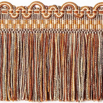 Scalamandre Trim SAFARI CUT FRINGE SLATE/CLAY