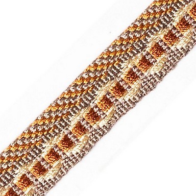 Scalamandre Trim SAFARI PIPING WITH TAPE SLATE/CLAY