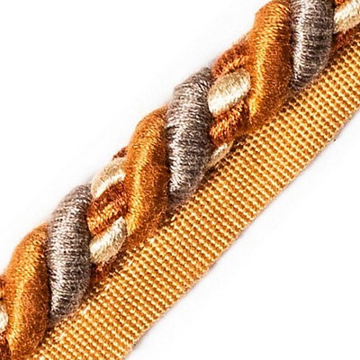 Scalamandre Trim SAFARI CORD WITH TAPE A SLATE/CLAY