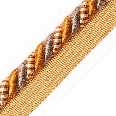 Scalamandre Trim SAFARI CORD WITH TAPE B SLATE/CLAY