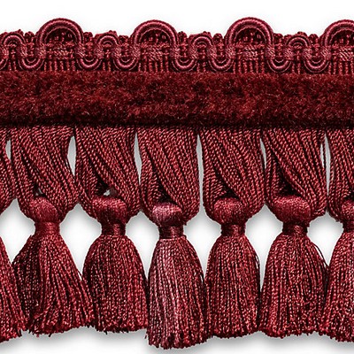 Scalamandre Trim SAFARI TASSEL FRINGE CHENILLE GARNET
