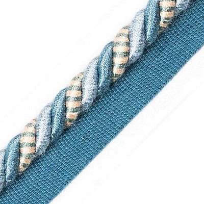 Scalamandre Trim SAFARI CORD WITH TAPE B TEAL