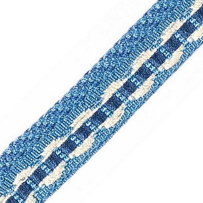 Scalamandre Trim SAFARI PIPING WITH TAPE SAPPHIRE