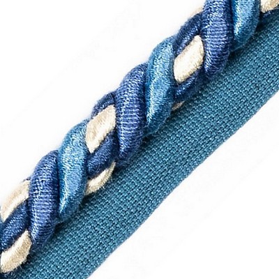 Scalamandre Trim SAFARI CORD WITH TAPE A SAPPHIRE