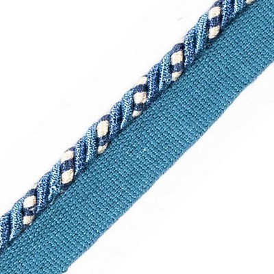 Scalamandre Trim SAFARI CORD WITH TAPE C SAPPHIRE