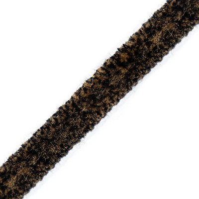 Scalamandre Trim SAFARI TWEEDED CHENILLE B BLACK/GOLD