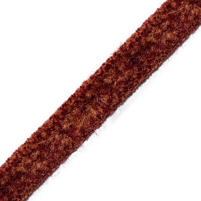 Scalamandre Trim SAFARI TWEEDED CHENILLE A GARNET/GOLD