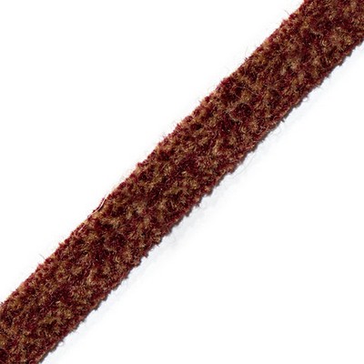 Scalamandre Trim SAFARI TWEEDED CHENILLE A GARNET/ECRU