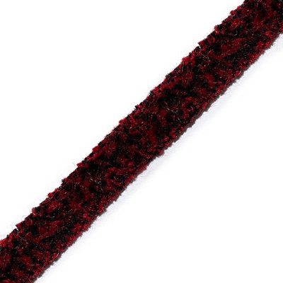Scalamandre Trim SAFARI TWEEDED CHENILLE A RED/BLACK