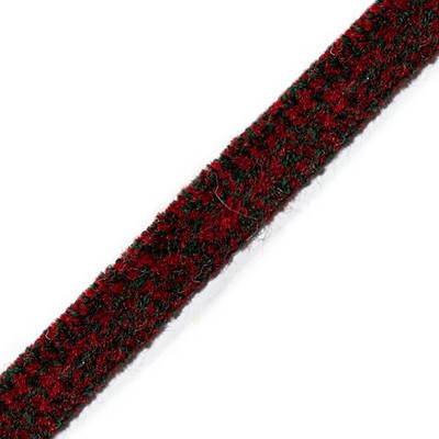 Scalamandre Trim SAFARI TWEEDED CHENILLE A RED/HUNTER