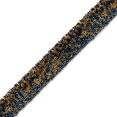 Scalamandre Trim SAFARI TWEEDED CHENILLE B ROYAL/GOLD