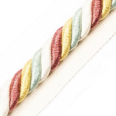 Scalamandre Trim MILADY CORD WITH TAPE B PASTELS/CREAM