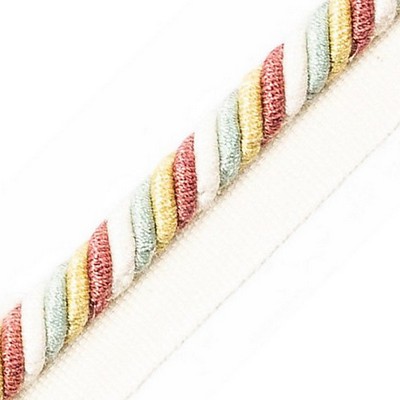 Scalamandre Trim MILADY CORD WITH TAPE C PASTELS/CREAM