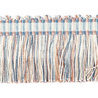Scalamandre Trim MILADY CUT FRINGE SUMMER SKY/CREAM