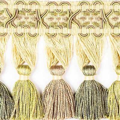 Scalamandre Trim MILADY TASSEL FRINGE JADE/CREAM