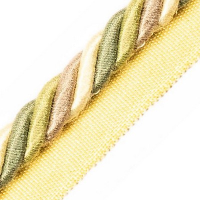 Scalamandre Trim MILADY CORD WITH TAPE B JADE/CREAM