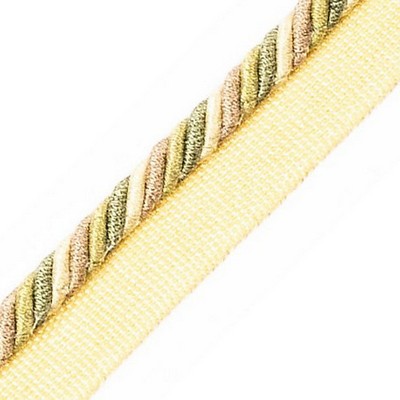 Scalamandre Trim MILADY CORD WITH TAPE A JADE/CREAM