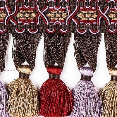Scalamandre Trim MILADY TASSEL FRINGE OAK/LILAC